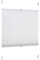 Rapid Teck® Klemm Thermo Plissee 55cm x 130cm Weiß Blickdicht Faltrollo Jalousie Rollo ohne Bohren Klemmrollo Fertigplissee