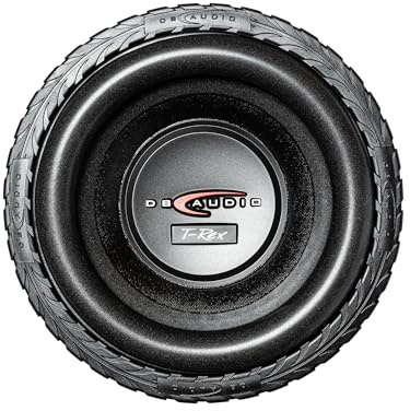 DB Audio Systems T-REX10 3000W 10 Subwoofer, Duel 2Ω, 1000W RMS, High Power, Kevlar Cone