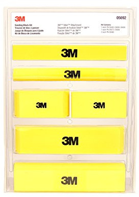 3M Stikit Sanding Block Kit, 05692, 6 Sanding Blocks Per Kit, 1 Kit, Works with 3M Stikit Abrasive Sheet Rolls
