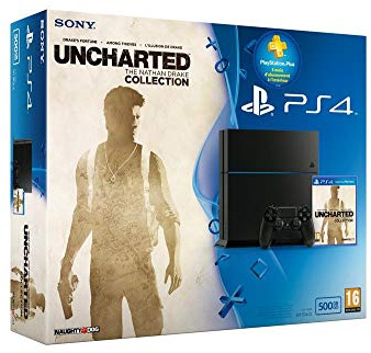 Console PS4 500Go + Uncharted : The Nathan Drake Collection + PS Plus 3 mois