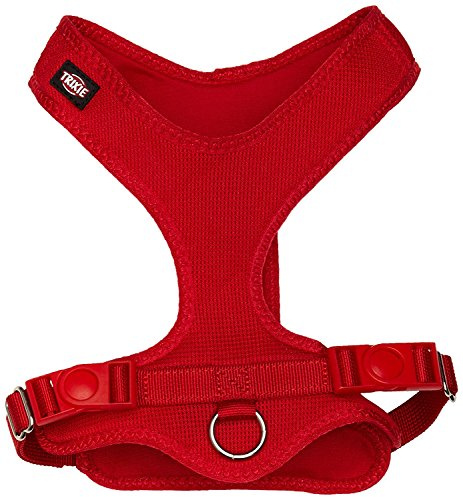 Trixie mjuk hundsele, 35-60 cm x 20 mm, röd