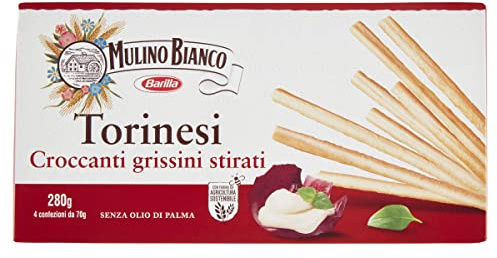 Mulino Bianco Grissini Torinesi Croccanti, Snack Salato per La Merenda, 280g