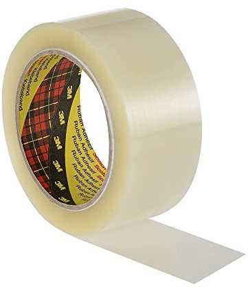 Scotch 3739T506 Ruban Adhésif de Fermeture de Caisse Carton 50 mm x 66 m Transparent-Pack de 6