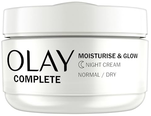 Olay Complete Moisturise & Glow Night Cream, For Beautiful, Healthy Glowing Skin In Just 1 Night, 50ml