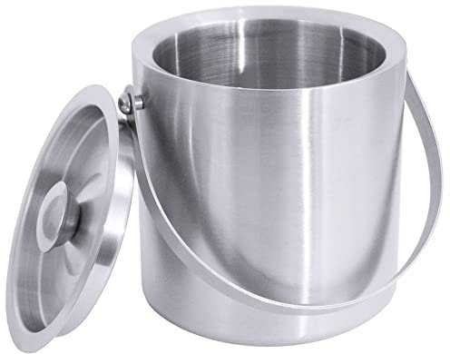 Contacto Edelstahl Eiseimer, doppelwandig 2 l mit Deckel
