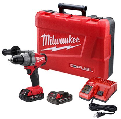 Milwaukee 2603-22CT M18 Fuel Drill Driver Kit W/2 Cmpt Bat