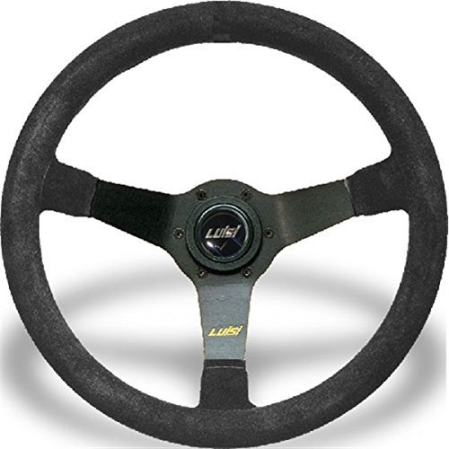 Volante universale Luisi Mirage 350mm in camoscio nero