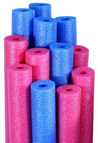 Robelle 12-Pack Blue and Pink Pool Noodles, Made in Canada