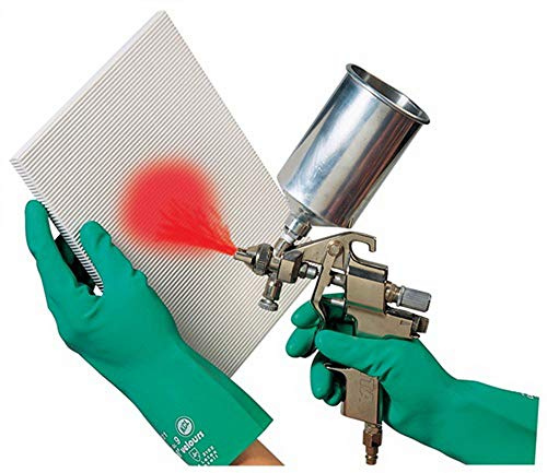 KCL Handschuhe Camatril 730 Gr.7 L.310mm Nitril velourisiert, 10 Paar