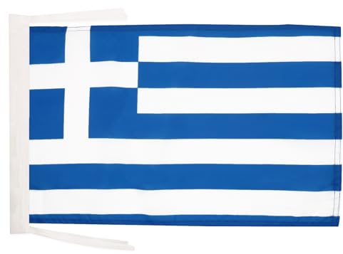 AZ FLAG Flagge Griechenland 45x30 cm Griechische Leichtes Polyester Kordeln