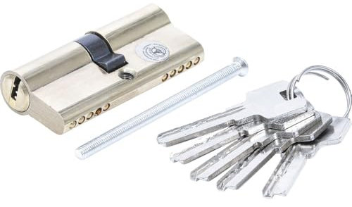 Kraftmann - Serratura A Cilindro In Ottone, 70 Mm