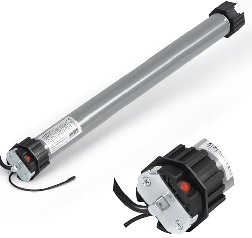 jarolift Elektronischer TDEF 40/13 Funk Rollladenmotor Funk-Rohrmotor, SW60, Zugkraft 75 kg, Komplettset, Blockiererkennung, Überlastungsschutz