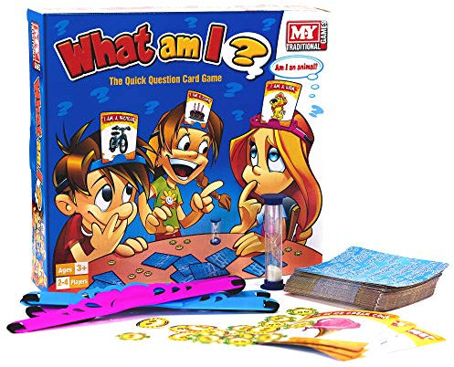 M.Y What Am I Family Kartenspiel für Kinder | Schnelles Frage-Kartenspiel Geeignet für Erwachsene und Kinder