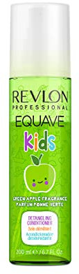 REVLON PROFESSIONAL EQUAVE KIDS Balsamo Districante per Bambini, Balsamo Arricchito con Cheratina Senza Risciacquo, Districante per Capelli Profumo di Mela Verde, 200ml