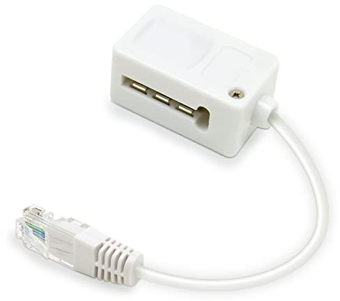 Waytex 39341 Adaptateur, Connectez votre téléphone avec la prise PTT à une prise RJ45