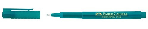 FABER-CASTELL Fineliner BROADPEN 1554, türkis VE=10