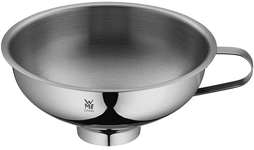 WMF Gourmet - Embudo de Mermelada 14 cm, Ayuda de Llenado para Vasos de Gran Apertura de 4 cm, Acero Inoxidable Cromargan
