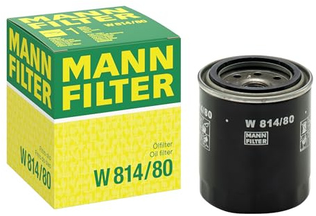 MANN-FILTER, W 814/80 Ölfilter | Für PKW, Hohe Filtrationsleistung, Optimaler Motorschutz, Hochwertige Dichtung, Echte OE-Technologie