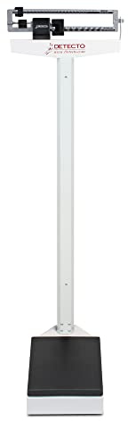 DETECTO 337 Mechanical Physician Beam Scale Without Height Rod, Dual Reading KG/LB