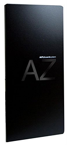 APLI 12114 - Tarjetero polipropileno negro, capacidad 160 tarjetas