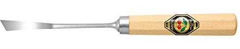 KIRSCHEN Werkzeuge 3179006 | Blumeneisen mit Heft, Stich 4, gekröpft, linksschräg, 6mm
