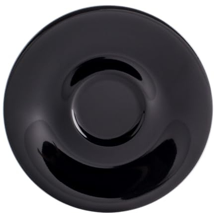 KAHLA Pronto Colore Untertasse 12 cm pure black|schwarzer Unterteller aus Porzellan
