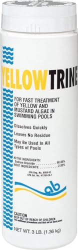 Applied Biochemists Pool 408622A Yellowtrine Swimming Pool Algaecide Cleanser, 3 lbs