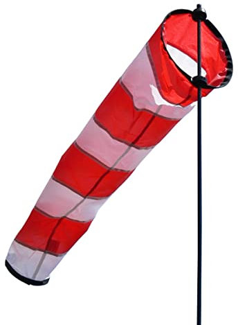 Manica a vento - AVIA - Sock L - Impermeabile e resistente ai raggi UV - Ø18cm/ Lunghezza: 73cm / altezza: 97cm - incl. aste in fibra di vetro