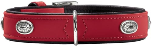 Halsband Softie Stone Farbe rot/schwarz, Größe 60