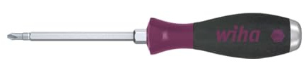 WIHA Destornillador MicroFinish Phillips con Varilla Hexagonal Continua y Plancha de Acero Maciza PH3 x 150 mm (29151)