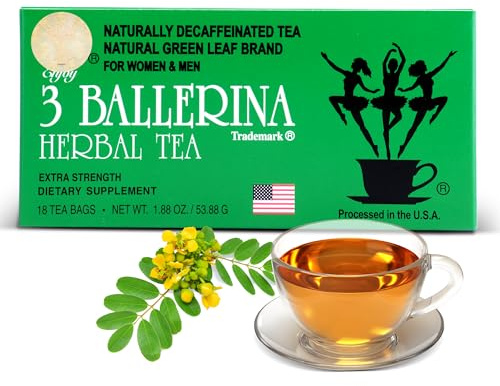 3 Ballerina Tea Dieters Drink, Extra Strength, 18-Count Tea Bags