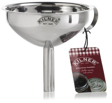 Indispensable Kilner Stainless Steel Easy Strainer Funnel [E92942] (Neoteric Design)