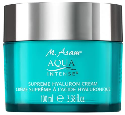 M. Asam Aqua Intense Supreme Hyaluron Cream (100ml) - Parfümfreie Feuchtigkeitscreme, Gesichtscreme Für Sensible & Trockene Haut, Vegan