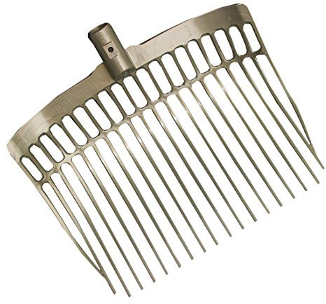 AMKA Mistgabel Bollengabel Spänegabel Fast unzerbrechlich goldfarben Dunggabel Forke