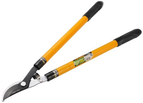 Tolsen Teleskop-Astschere Bypass-Baumschere mit Teleskoparmen Gartenschere, Länge: 60-91 cm für Äste bis 44,4 mm