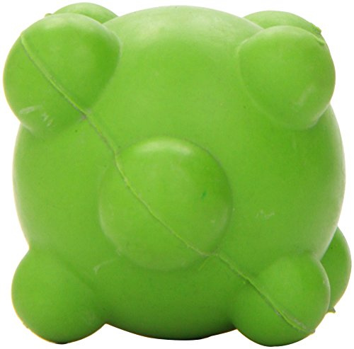 Dogit 72931 Gummispielzeug Ball mit Noppen, neon-grün