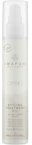 Awapuhi Wild Ginger by Paul Mitchell Styling Treatment Oil, Dry-Touch, Leave-In Formula, For All Hair Types, 5.1 fl. oz