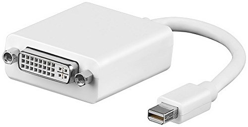 Goobay 61728 Câble adaptateur Mini DisplayPort/DVI-D 1.1 - Connecteur mini DisplayPort > Prise femelle DVI-I Dual-Link (24+5 broches)