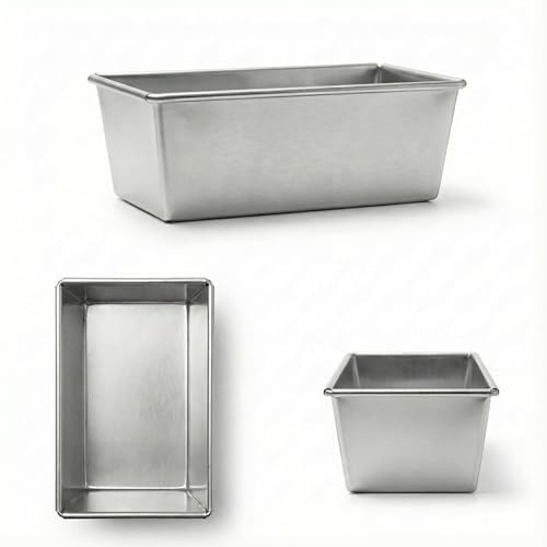 EUROTINS Bread Loaf Pan Baking Tin Professional Bakeware - 30 cm x 16.5 cm - 11.5 cm deep (5LB)