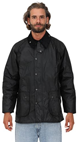 Barbour Bedale vaxjacka för män, Svart, S