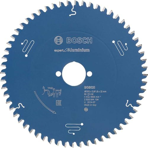 Bosch 2608644104 EXALH 60 Tooth Top Precision Circular Saw Blade, 0 V, Blue