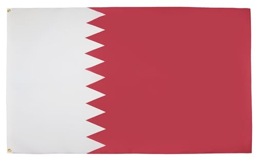 AZ FLAG Bandera Catar 90x60 cm Estandarte Catarí Poliéster 100D 2 Ojales