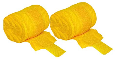 LISARO - Bende elastiche per boxe, 2,5 m, colore: Giallo