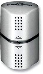 Faber-Castell Temperamatite Grip 2001 Grigio, Tre missure, Confezione da 10