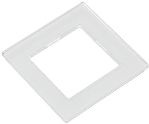 Jung Rahmen Glas 1fach Serie A Creation alpinweiß, 1 Stück, AC 581 GL WW
