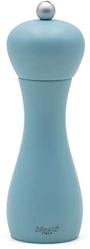 Bisetti 42506 - Macinapepe in faggio, 18 cm, Colore: Blu