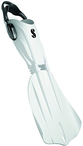 SCUBAPRO Schwimmflosse, Unisex, Erwachsener, Tauchen, Weiß, Thermoplastisches Elastomer (TPE), Stretch