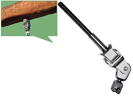 R&T STAINLESS Kreuzgelenk Schaukelhaken Schaukelgelenk M16x160mm für Nestschaukel mit Rundhölzern