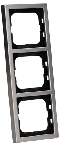 Busch-Jaeger 1723-866K Abdeckrahmen 3-fach Rahmen Edelstahl pur edelstahl 2CKA001754A4319