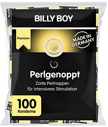 Billy Boy Perlgenoppt Kondome mit Zarten Perlnoppen, 100 Stück